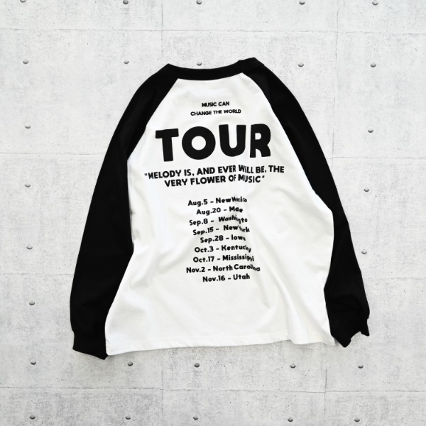【25FW】NUMBER STUDIO ロングTシャツ / オフホワイト