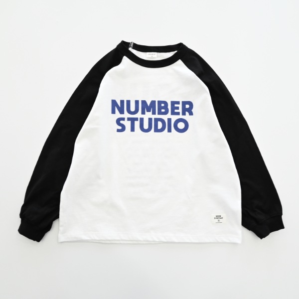 【25FW】NUMBER STUDIO ロングTシャツ / オフホワイト