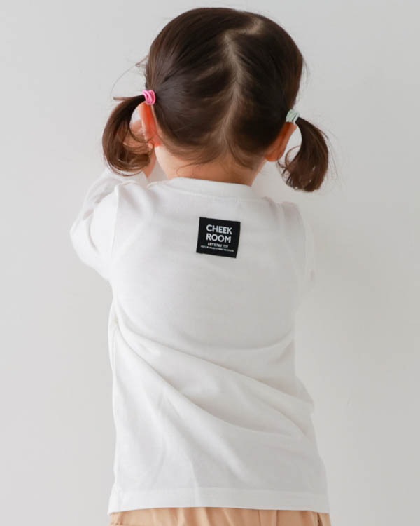 【チークルーム】桶のお寿司ロングＴシャツ / オフホワイト