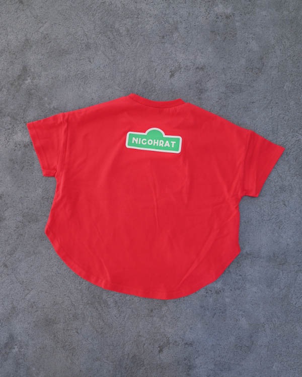 【ニコフラート】モンスターなりきり Tシャツ / レッド
