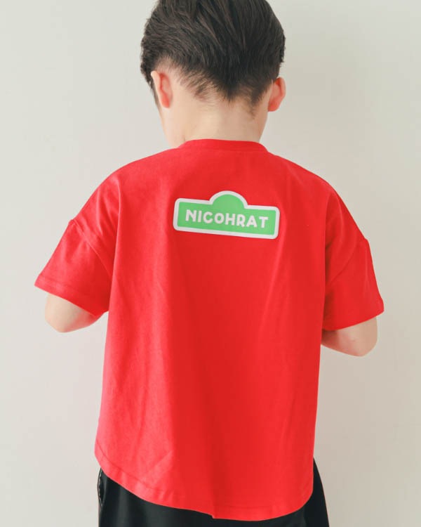 【ニコフラート】モンスターなりきり Tシャツ / レッド