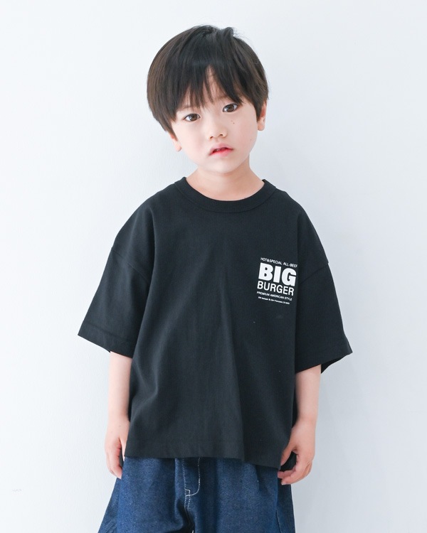 【ジェネレーター】BIG BURGER Tシャツ / ブラック