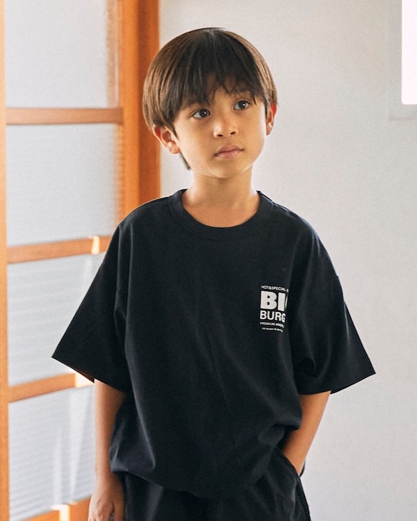 【ジェネレーター】BIG BURGER Tシャツ / ブラック