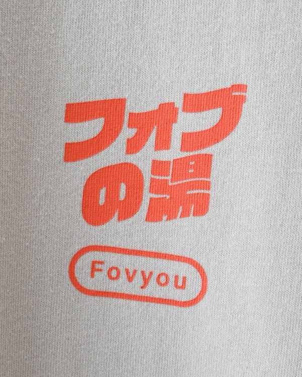 【フォブ】フォブの湯Tシャツ / ホワイト