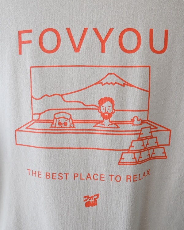 【フォブ】フォブの湯Tシャツ / ホワイト