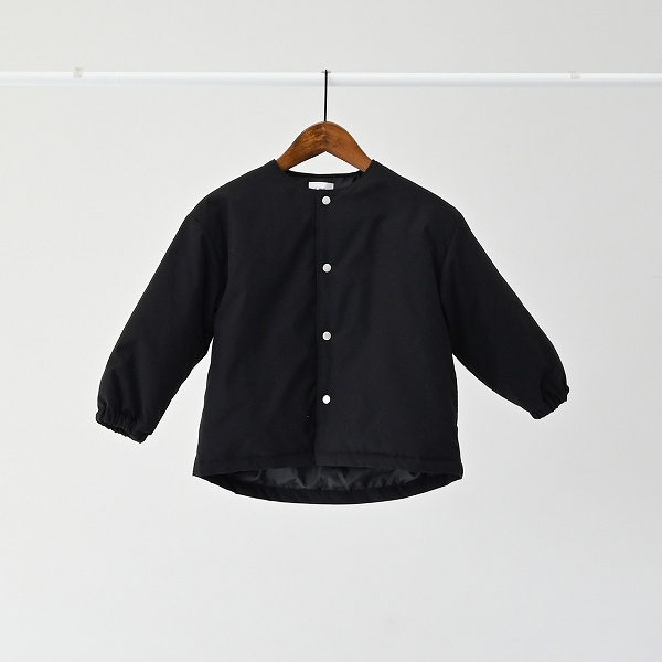 【25FW】ノーカラージャケット / ブラック
