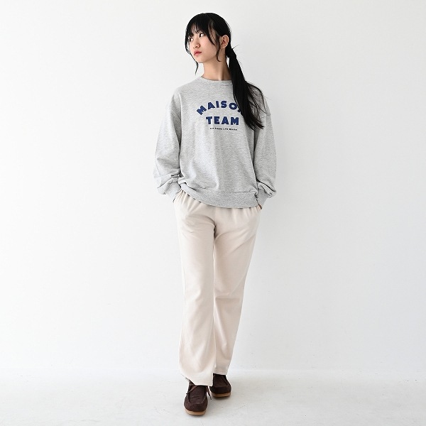 【25FW】MAISONTEAM トレーナー / 杢グレー