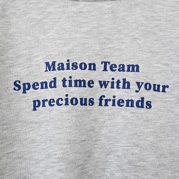 【25FW】MAISONTEAM トレーナー / 杢グレー