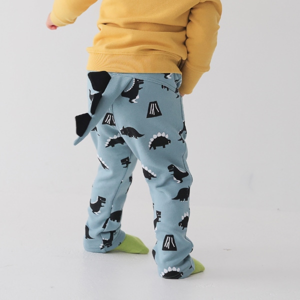 【25FW】恐竜 ロングパンツ / ブルー