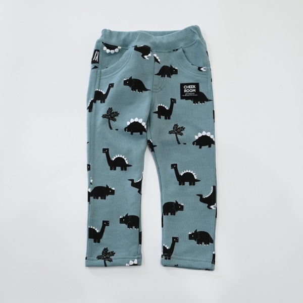 【25FW】恐竜 ロングパンツ / ブルー