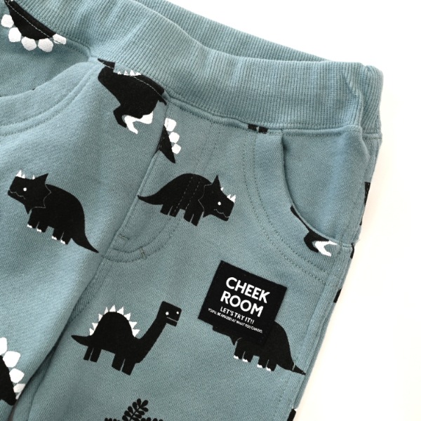 【25FW】恐竜 ロングパンツ / ブルー