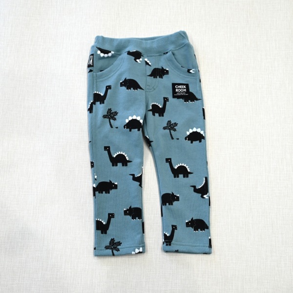 【25FW】恐竜 ロングパンツ / ブルー