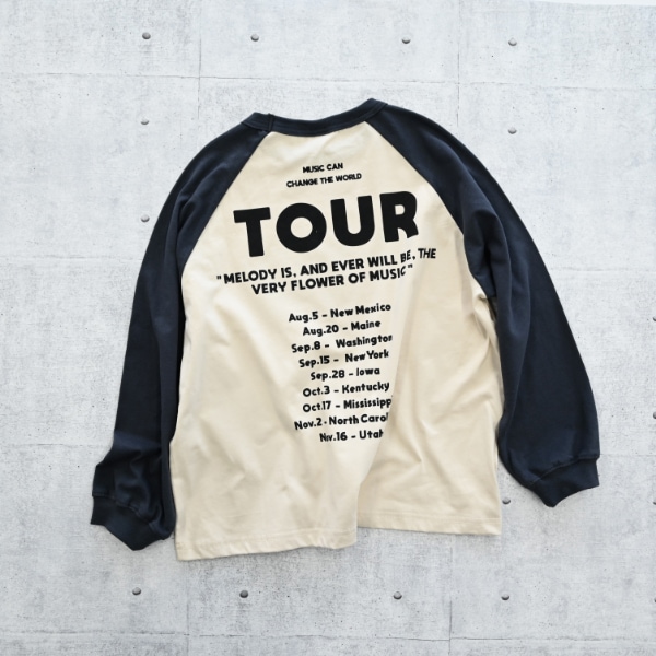 【25FW】NUMBER STUDIO ロングTシャツ / サンド