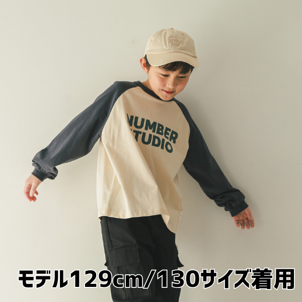 【25FW】NUMBER STUDIO ロングTシャツ / サンド