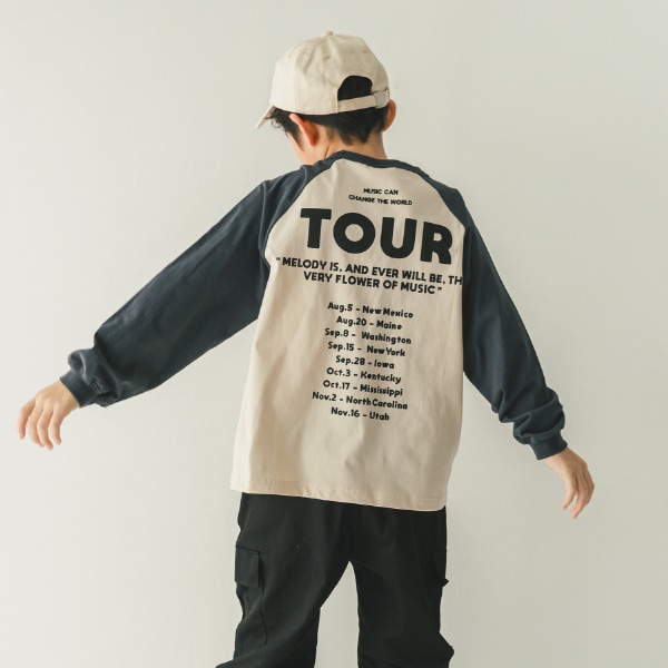 【25FW】NUMBER STUDIO ロングTシャツ / サンド