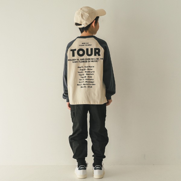 【25FW】NUMBER STUDIO ロングTシャツ / サンド