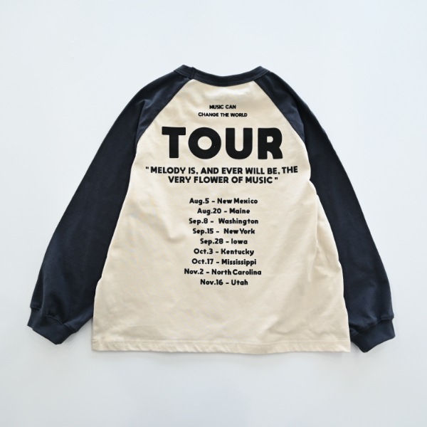 【25FW】NUMBER STUDIO ロングTシャツ / サンド