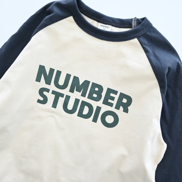 【25FW】NUMBER STUDIO ロングTシャツ / サンド