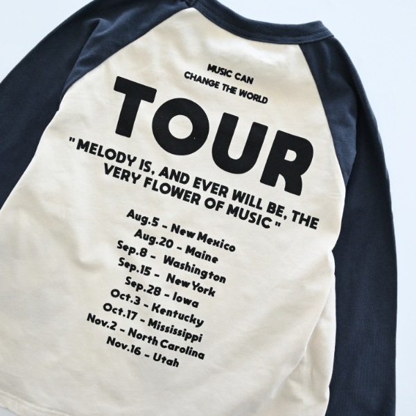 【25FW】NUMBER STUDIO ロングTシャツ / サンド