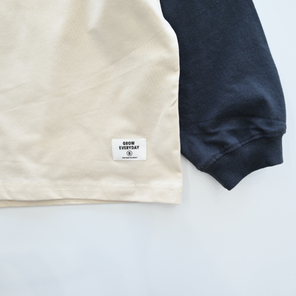 【25FW】NUMBER STUDIO ロングTシャツ / サンド