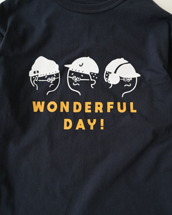 【ジーンズベー】WONDEFULロングTシャツ / ネイビー