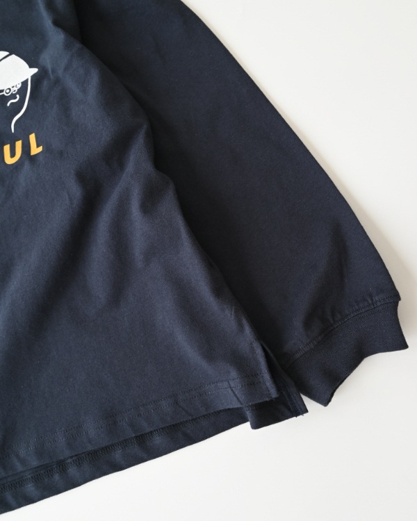 【ジーンズベー】WONDEFULロングTシャツ / ネイビー