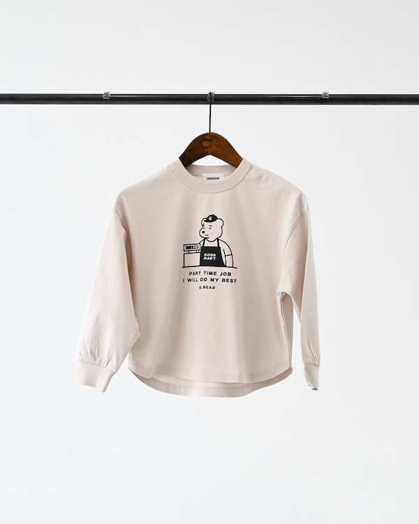 【26PS】G.BEAR L/S Tシャツ / サンド