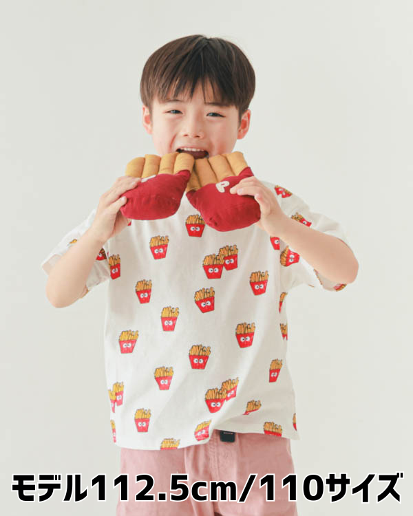 【ニコフラート】ポテト Tシャツ / オフホワイト