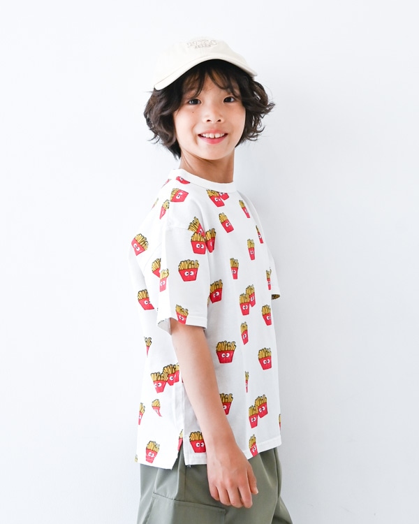 【ニコフラート】ポテト Tシャツ / オフホワイト