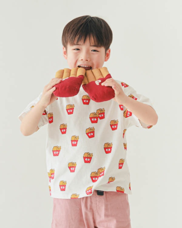 【ニコフラート】ポテト Tシャツ / オフホワイト