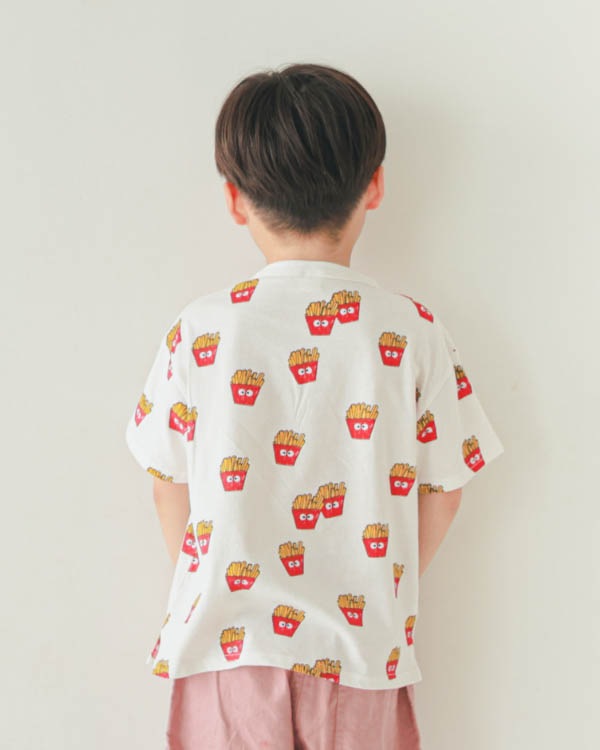 【ニコフラート】ポテト Tシャツ / オフホワイト