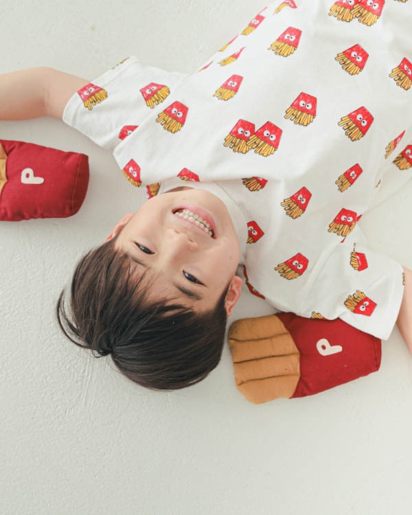 【ニコフラート】ポテト Tシャツ / オフホワイト