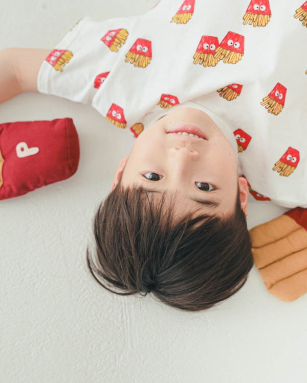 【ニコフラート】ポテト Tシャツ / オフホワイト