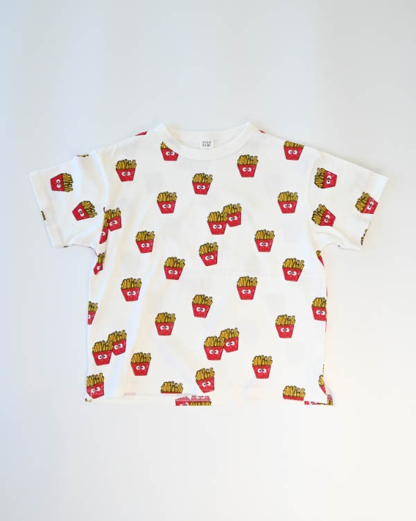 【ニコフラート】ポテト Tシャツ / オフホワイト