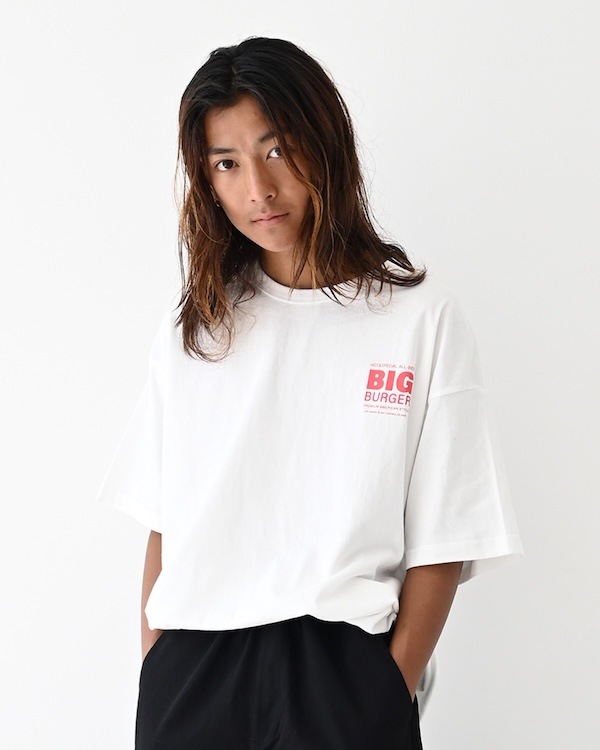 【ジェネレーター】BIG BURGER Tシャツ / ホワイト