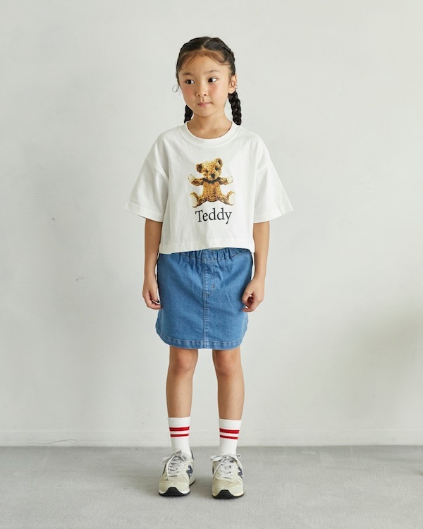 【アンディニー】Teddy ショート Tシャツ / ホワイト