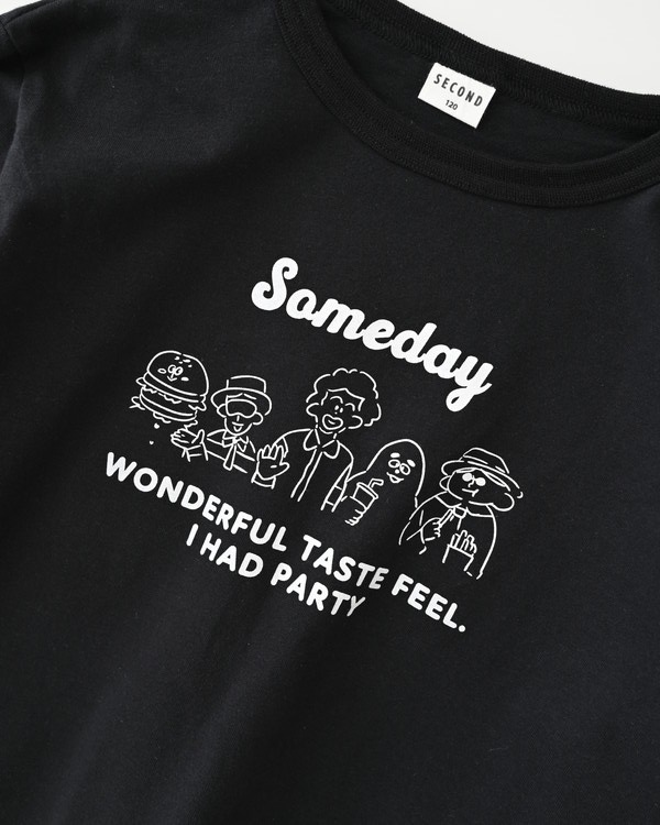 【セカンド】someday ロングTシャツ / ブラック