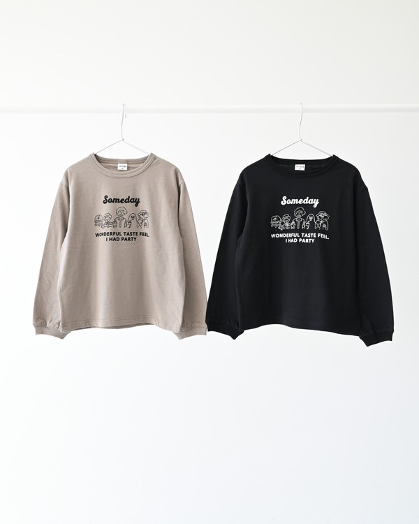 【セカンド】someday ロングTシャツ / ブラック