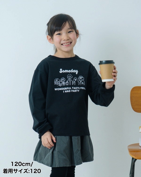 【セカンド】someday ロングTシャツ / ブラック