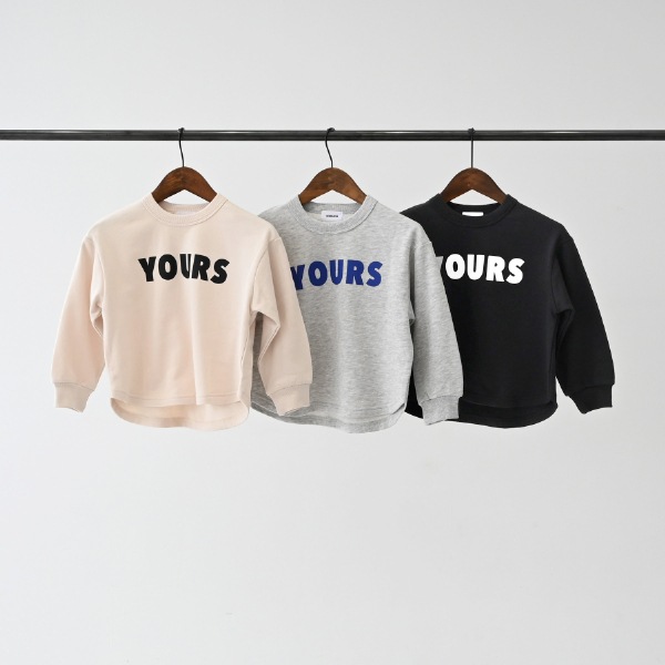 【25FW】YOURSトレーナー / アイボリー