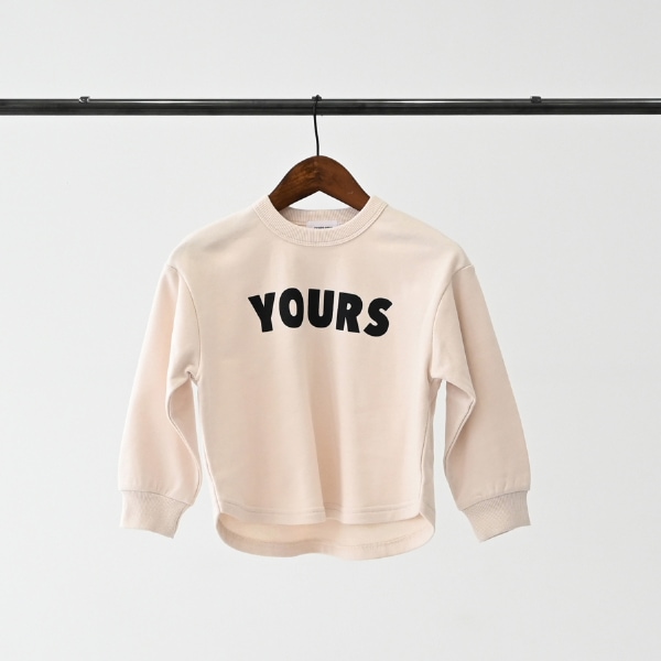 【25FW】YOURSトレーナー / アイボリー