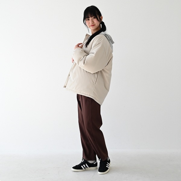【25FW】ノーカラージャケット / サンド