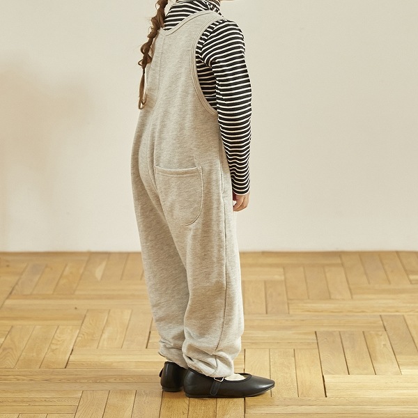 【25FW】イージーサロペット / 杢グレー