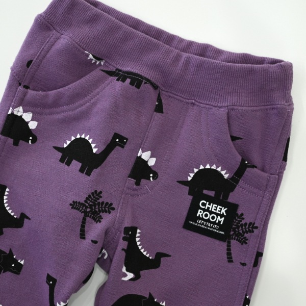 【25FW】恐竜 ロングパンツ / パープル