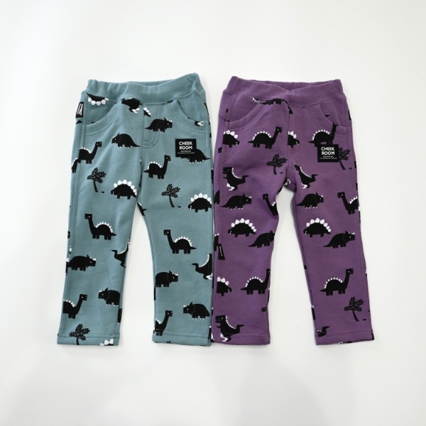 【25FW】恐竜 ロングパンツ / パープル
