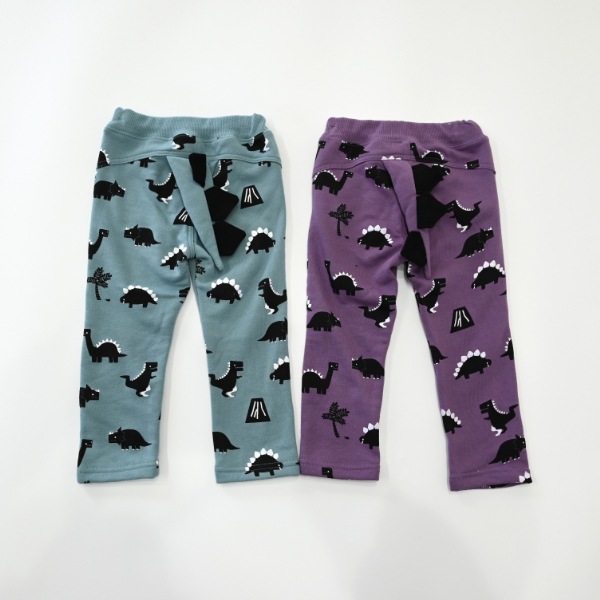 【25FW】恐竜 ロングパンツ / パープル