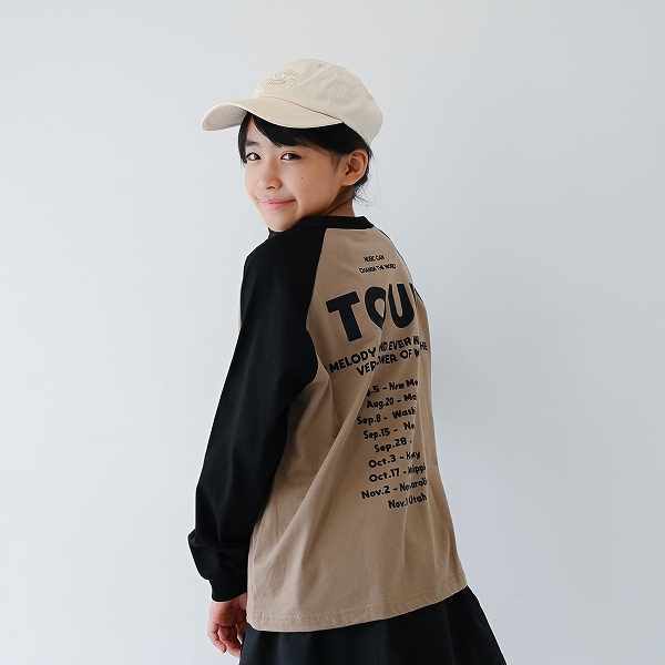 【25FW】NUMBER STUDIO ロングTシャツ / ベージュ