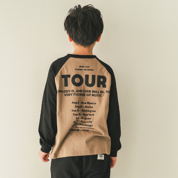 【25FW】NUMBER STUDIO ロングTシャツ / ベージュ