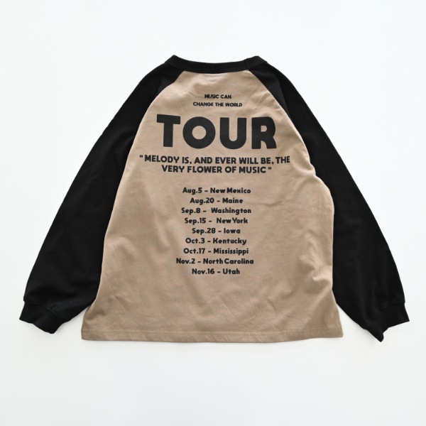 【25FW】NUMBER STUDIO ロングTシャツ / ベージュ