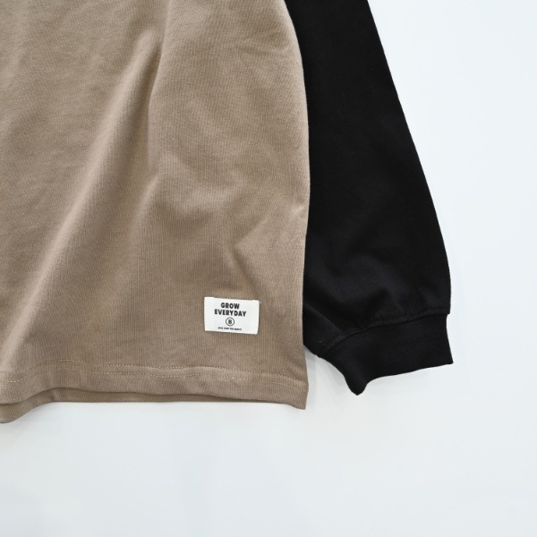 【25FW】NUMBER STUDIO ロングTシャツ / ベージュ